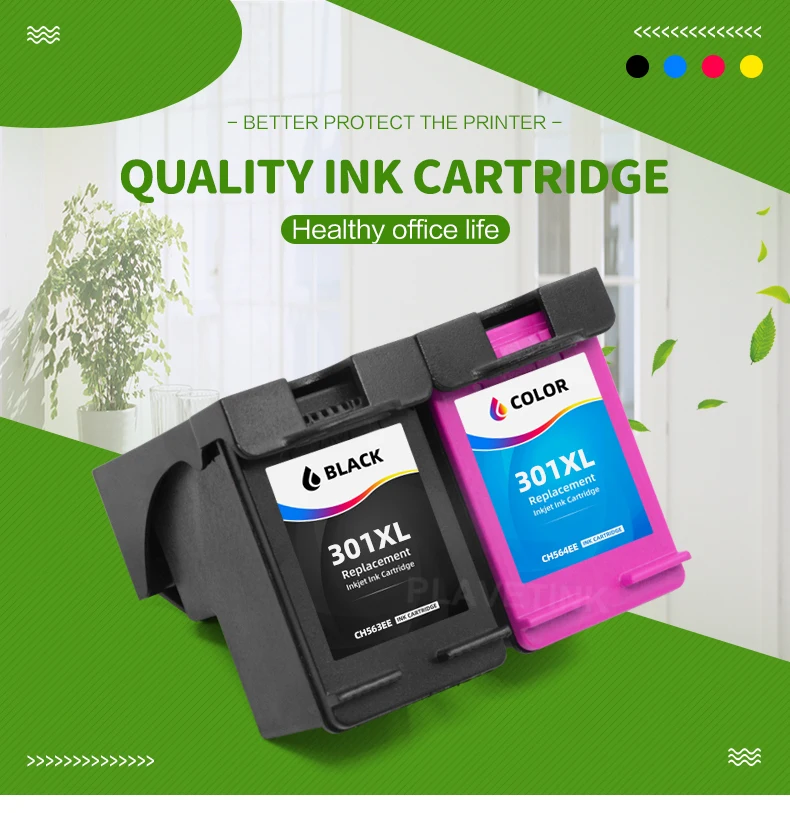 Description Picture 2 of itemPlavetink Replacement Ink cartridge for HP 301 HP 301XL HP301 For HP DeskJet 1050 2050 2510 3050a 3510 1510 2540 4500 printer