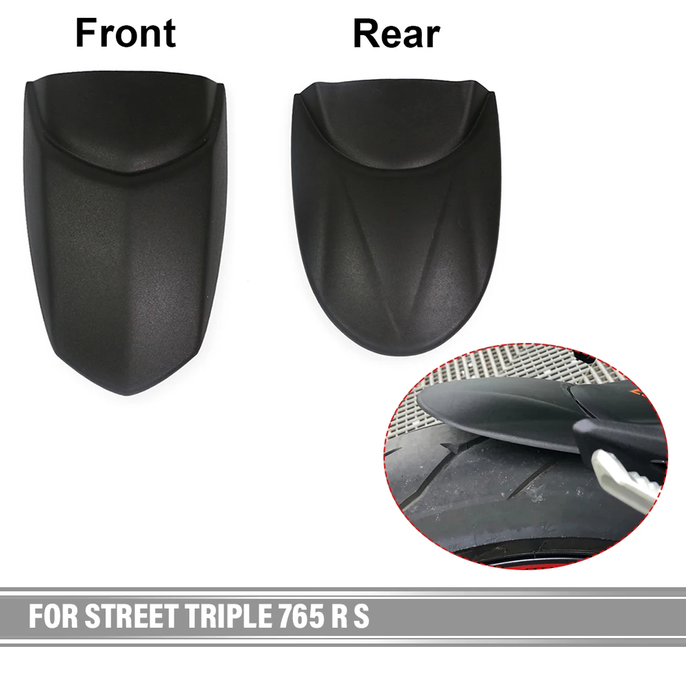 

For Street Triple 765 R S StreetTriple 765R Motorcycle Front Extender Hugger Mudguard & Rear Fender For Street Triple 765 R/S/RS