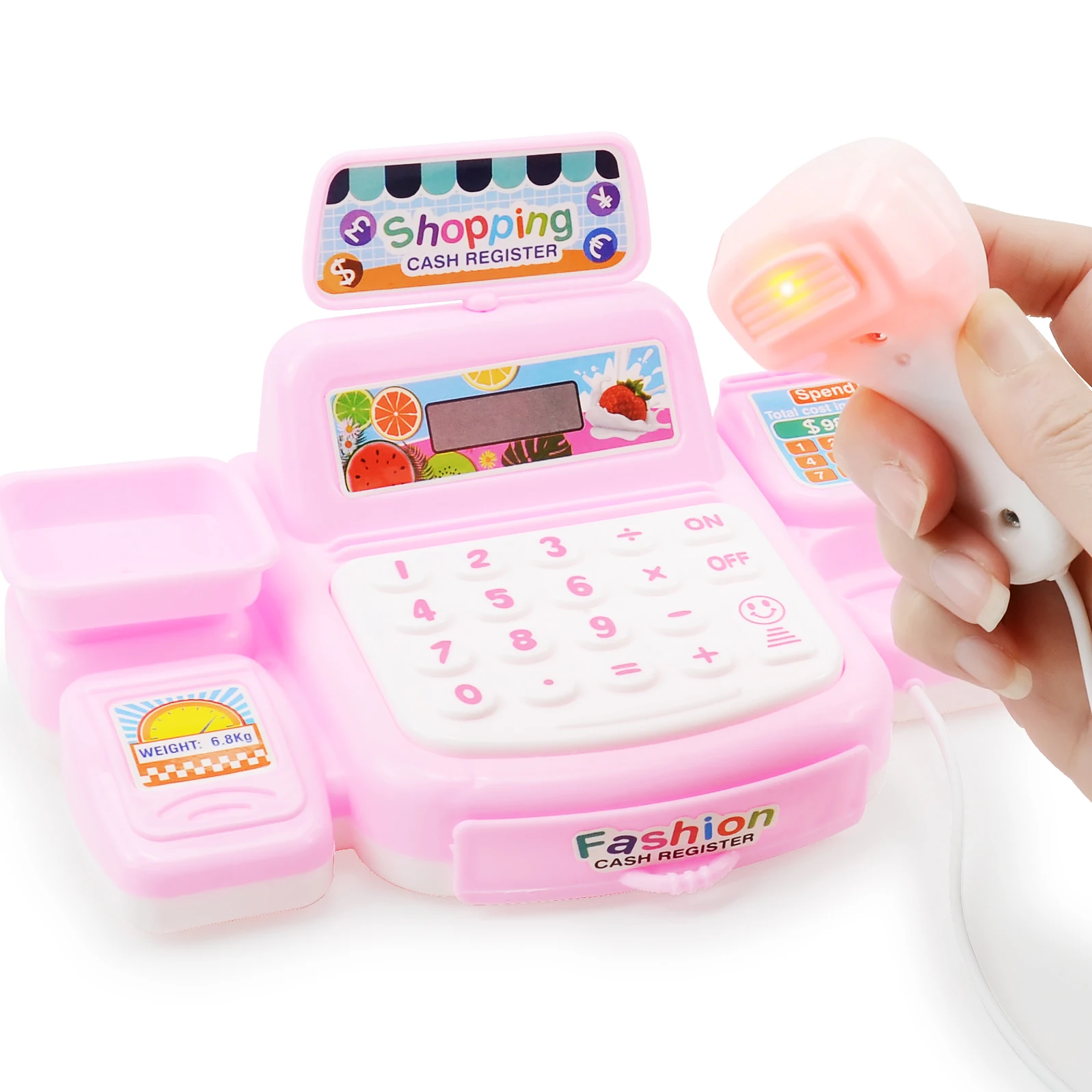 Children's play house simulation supermarket cash register toy role play simulation cash register toy 5