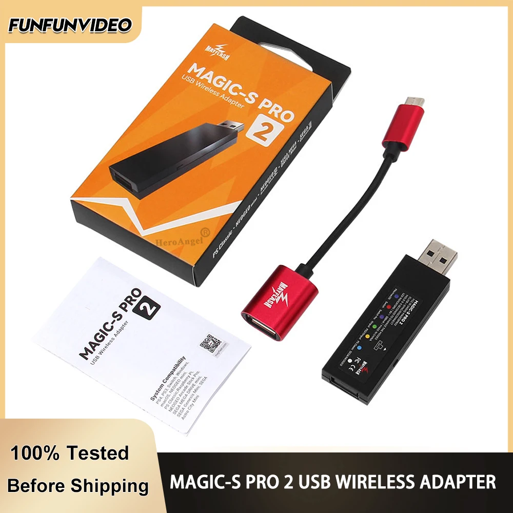 MayflashMagicSPro2WirelessAdapterforPS4PS3XboxSeriesX