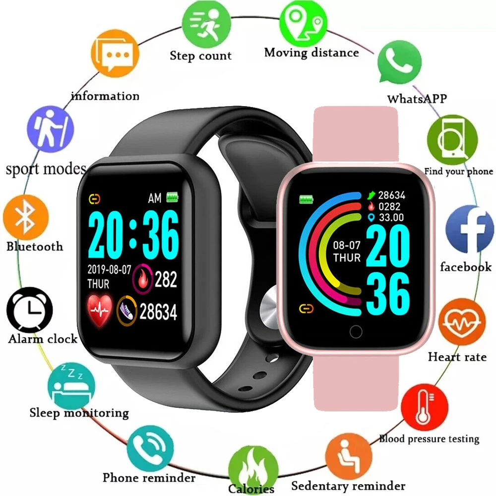 Xiaomi Bluetooth Smart Watch Men Women Blood Pressure Heart Rate