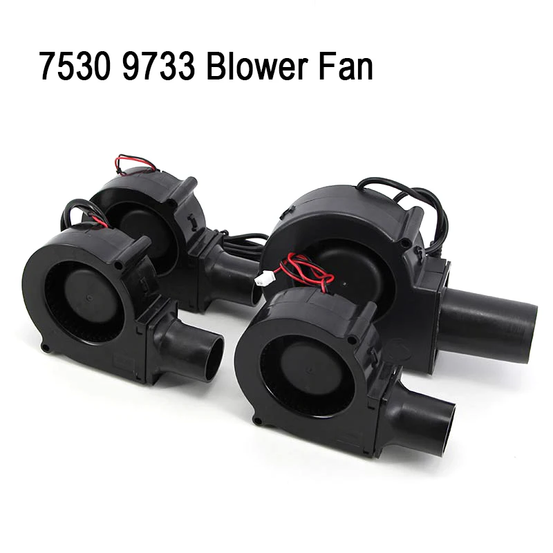 7530 9733 5v or 12v DC usb xh2.54 Blower Fan Power Variable Barbecue Cooking Fan Turbo Air Blower Picnic Grill Wood Stove