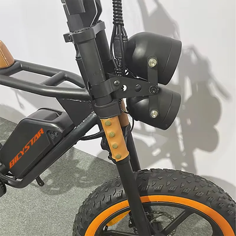 Ebike-bicicleta eléctrica con neumáticos anchos, motor de 20 pulgadas, 500W, almacén de la UE y China
