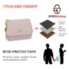 Royal Bagger Multi-card Slots Short Wallet Genuine Leather Credit Card Holder RFID Blocking Coin Purse with Keychain 2443 2