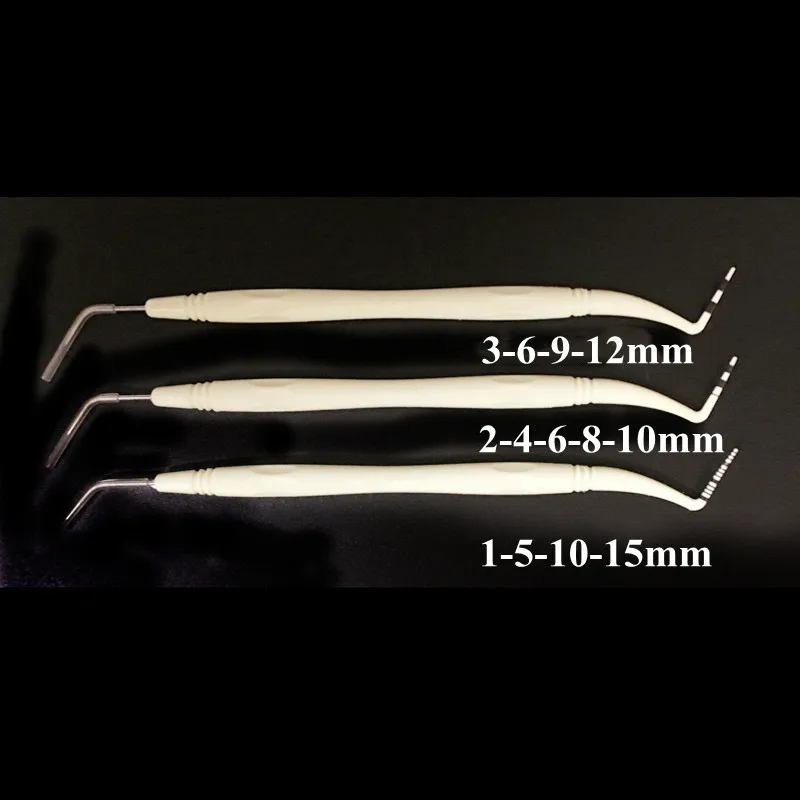 

Dental Periodental Probe Depth Implants Measure Flexible Resin Material Probs