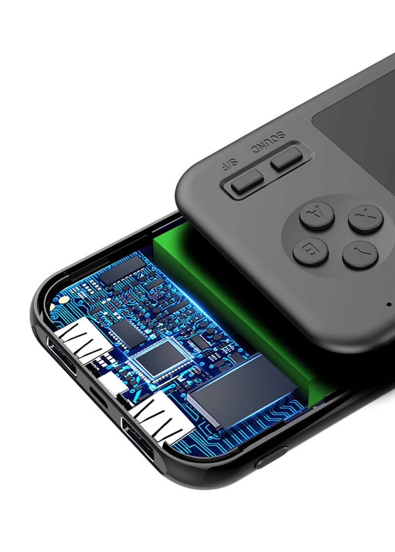 Retro Game Console 2.8 Inch Charging Treasure Mobile Power Handheld Game Console Built-in 416 Games Dual USB Interface