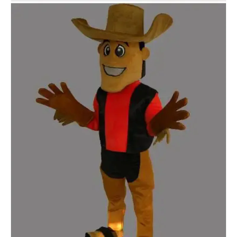 New Adult Cute Deluxe Boy Mascot Costume Christmas Fancy Dress Halloween Mascot Costume Free Ship