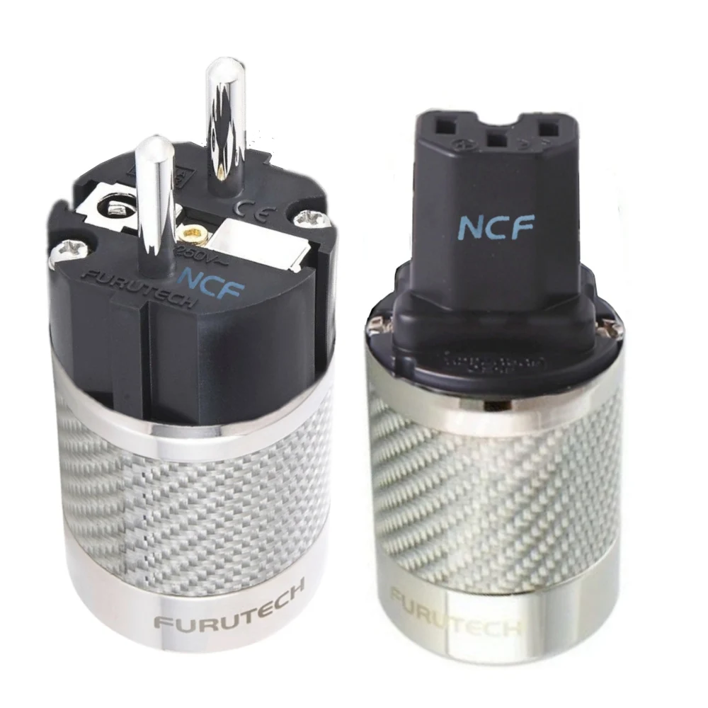 Schuko Furutech-power Ródio Chapeamento Alimentação Plug Conector Adaptador ue Eua Hifi Nano Crystal Fi-e50 Fi50m Fi-50 Ncf 15a 250v