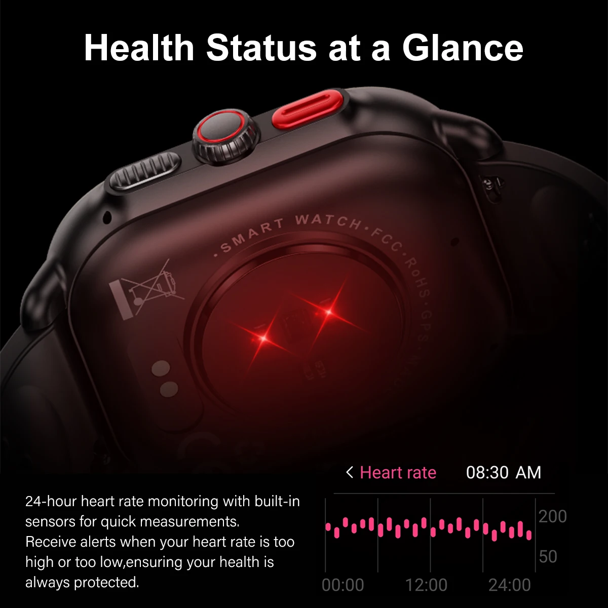2024 AMOLED ÷  GPS     ȭ Ʈġ, 100  , 2.15 ġ GPS Ʈ ġ, , ǰ