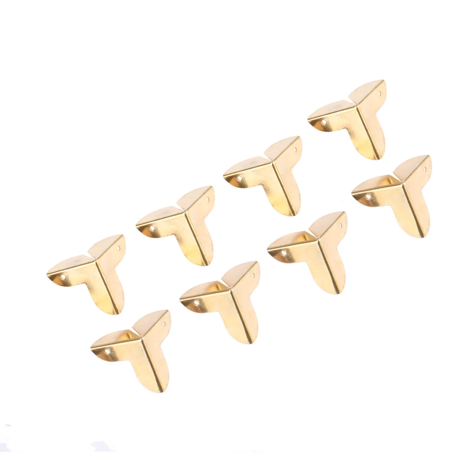 8pcs Decorative Antique Brass Jewelry Wine Gift Box Wooden Case Chest Edge Cover Corner Protector Guard 22*22*23mm furniture corner protector,decorative corner cover,wood box feet protector,metal decorative protectors
