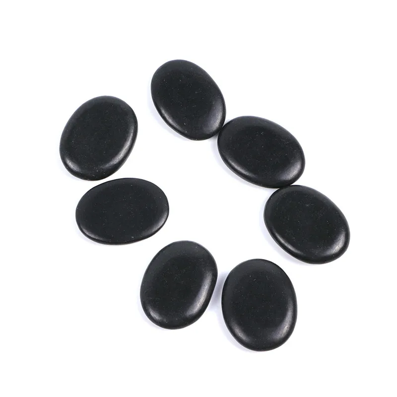 Beauty Stones Massage Spa Rock Basalt Stone Lava Natural Energy Massage Stone 7Pcs Healthy Beauty Tool massage tool