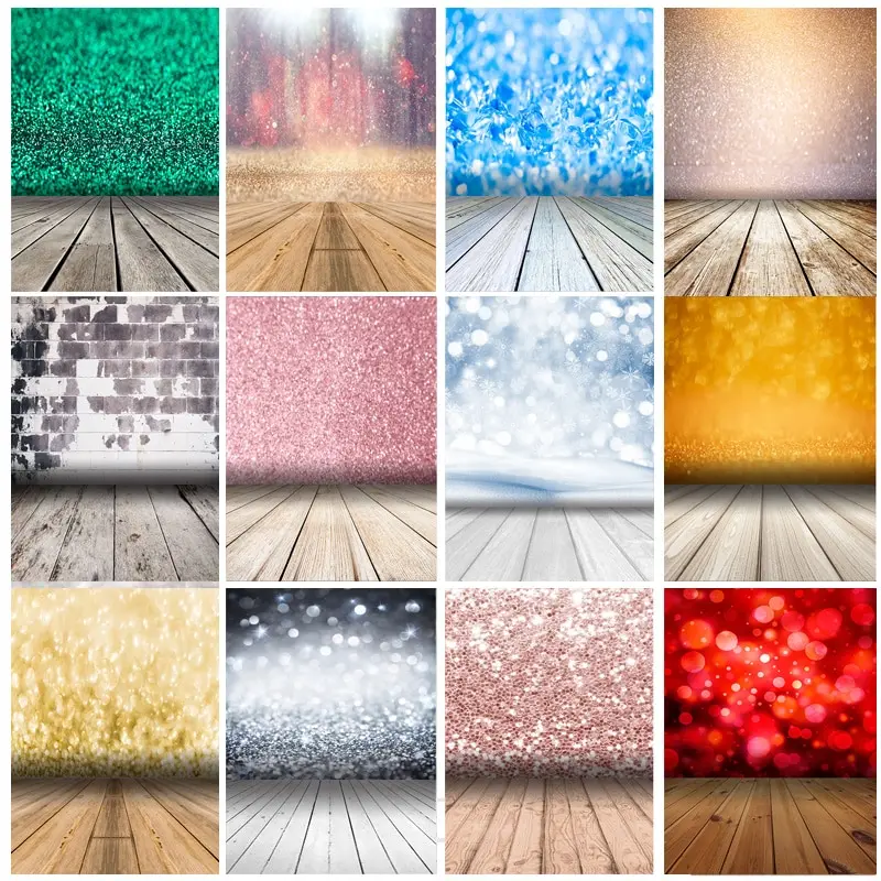 

Vinyl Abstract Bokeh Photography Backdrops Props Glitter Facula Wall And Floor Photo Studio Background 21222 LX-1012
