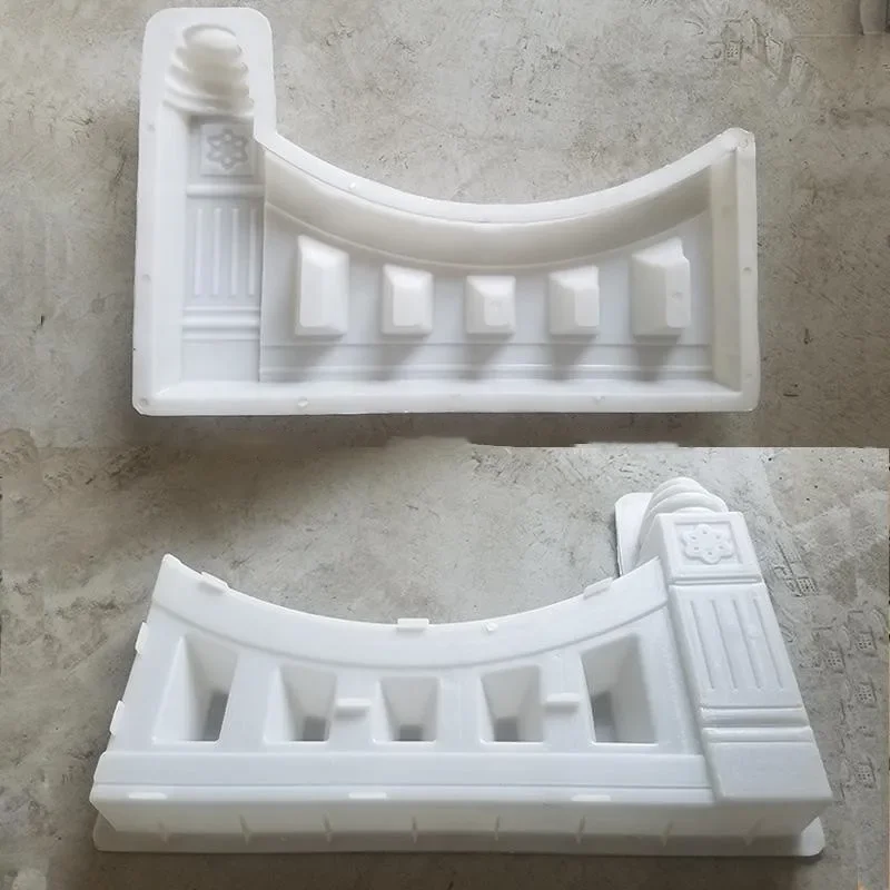 Concrete Fence Mold Garden Flower Pool Plastic Mold Brick Courtyard Rectangle Antique Flower Pond Paving Molds DIY 61x41cm 1pcs concrete molds garden path molds