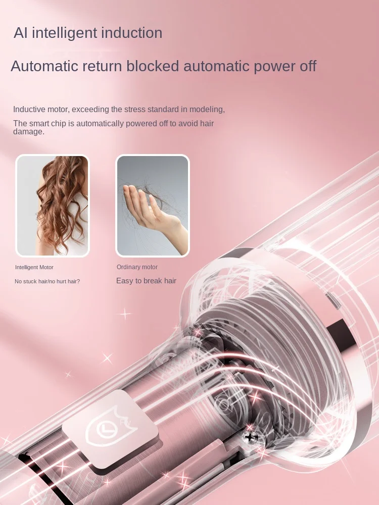 110Vcurling iron fully automatic 28mm electric hair perm for lazy people with large wave negative ions that will not damage hair 4