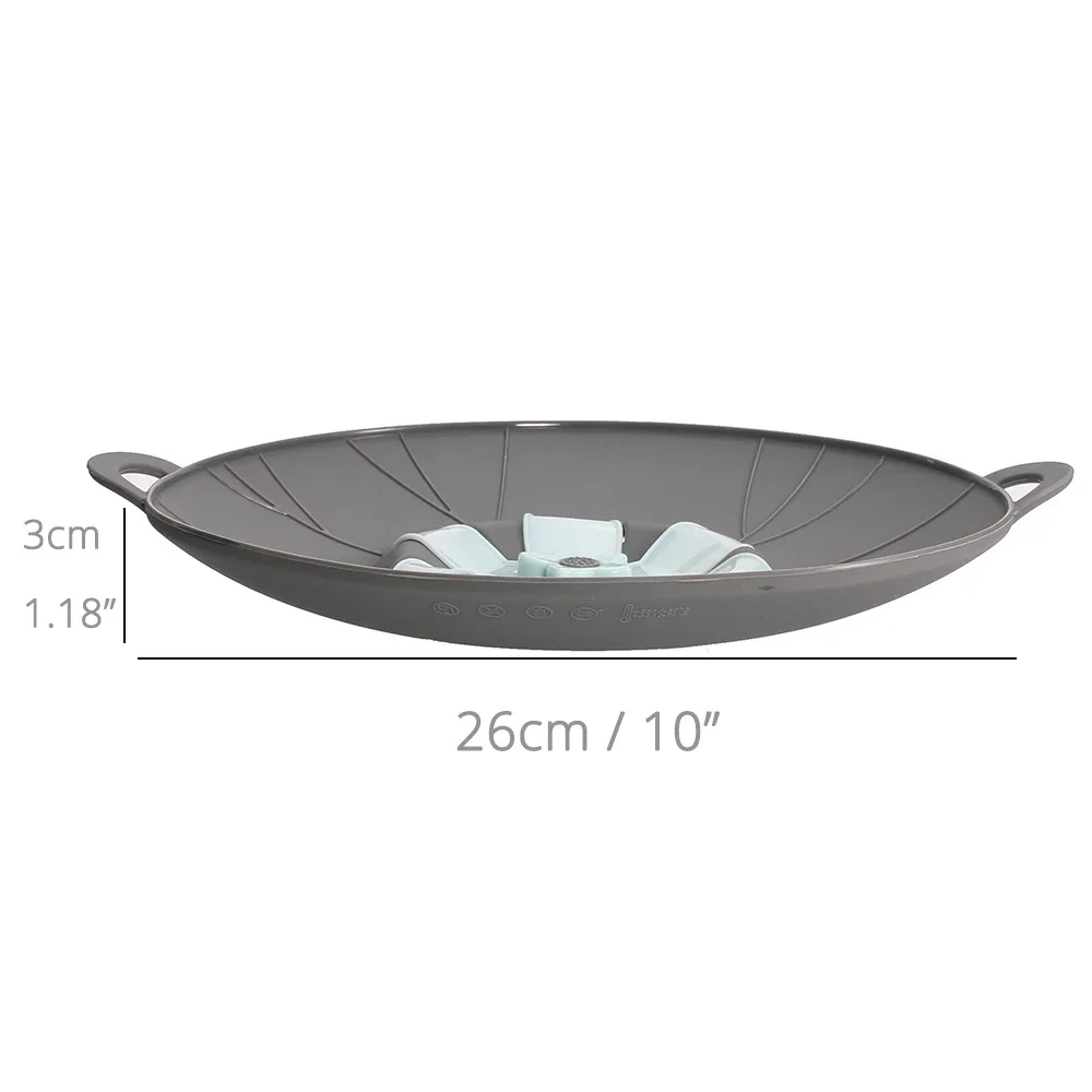 Boil Over Safeguard Lids Silicone Microwave Splatter Lid for Food BPA-Free Silicone & Plastic Removable Easy To Clean