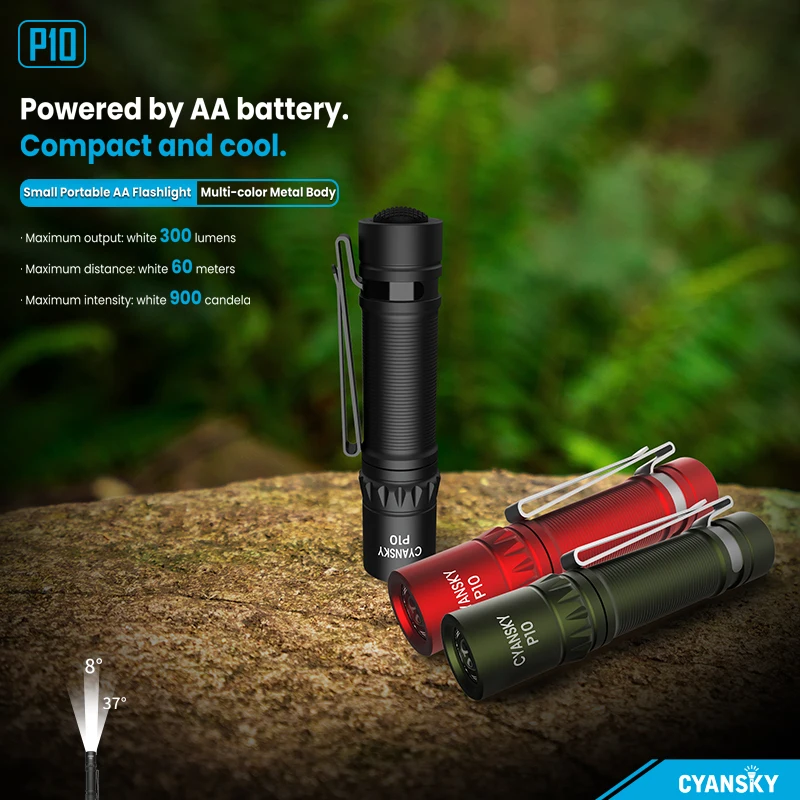 P10 Flashlight | Edc Lumens | 300 Lumens | | Hi Lumen - Lumens Flashlight 3 - Aliexpress