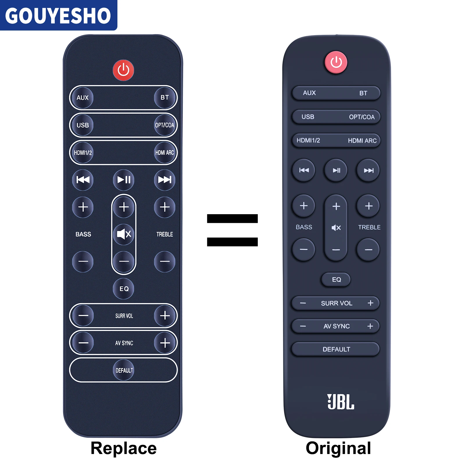 

New STV550 Replacement Remote Control for JBL Cinema SoundBar Audio System