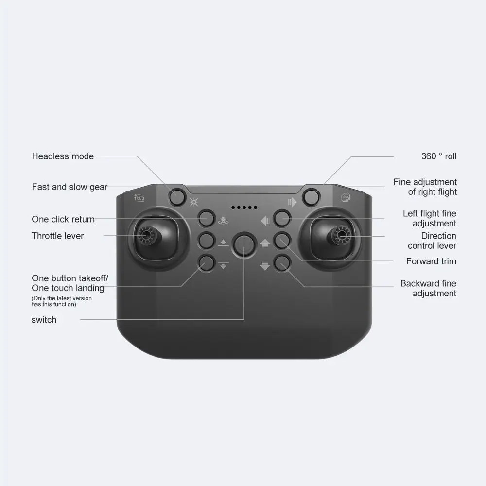 RC Helicopter ABS Remote Control Airplane Model Four-axis Flying GT1 Mini Plane Sturdy Training RC Stunt Aircraft Boys Toys