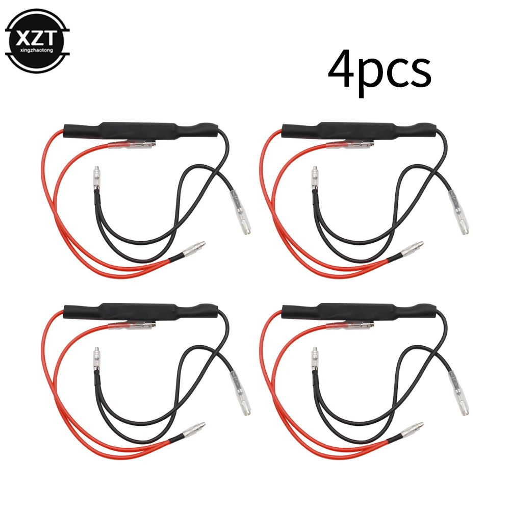 12V Universal Motorcycle Flasher LED Turn Signal Indicator Resistor Adapter