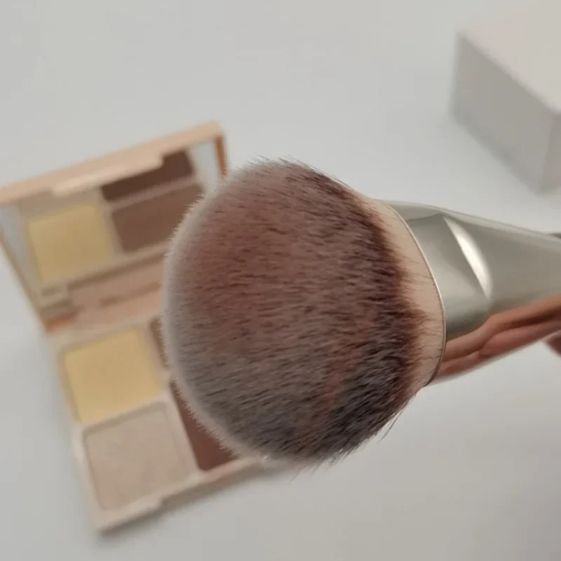 Description Picture 4 of item1pc 101 Contoured Foundation Makeup brushes Angled Liquid Base Concealer Make up brushes Red wood handle cosmetic tools 506