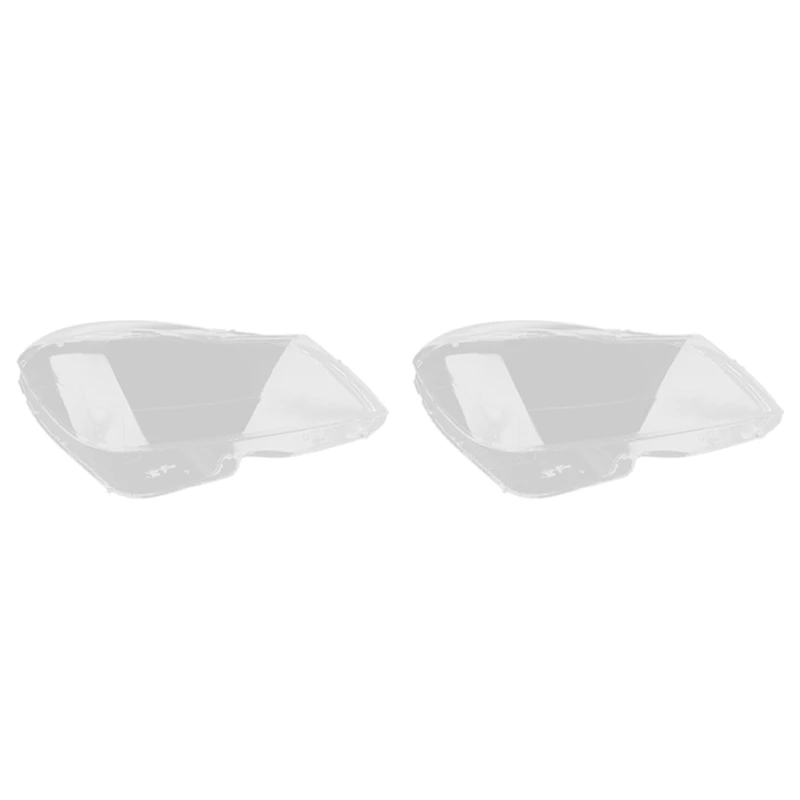 

2X Headlight Clear Lens Lampshade Cover Fit For Mercedes-Benz W204 C180 C200 C260 2011-2013,Head Light Shell Right