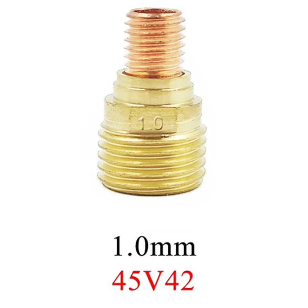

1.0mm 1.6mm TIG Welding Torch Gas Lens Collets Body 45V42 45V43 45V44 45V45 For WP9 20 25 Collet Body Stubby Gas Lens 2.4mm 3.2