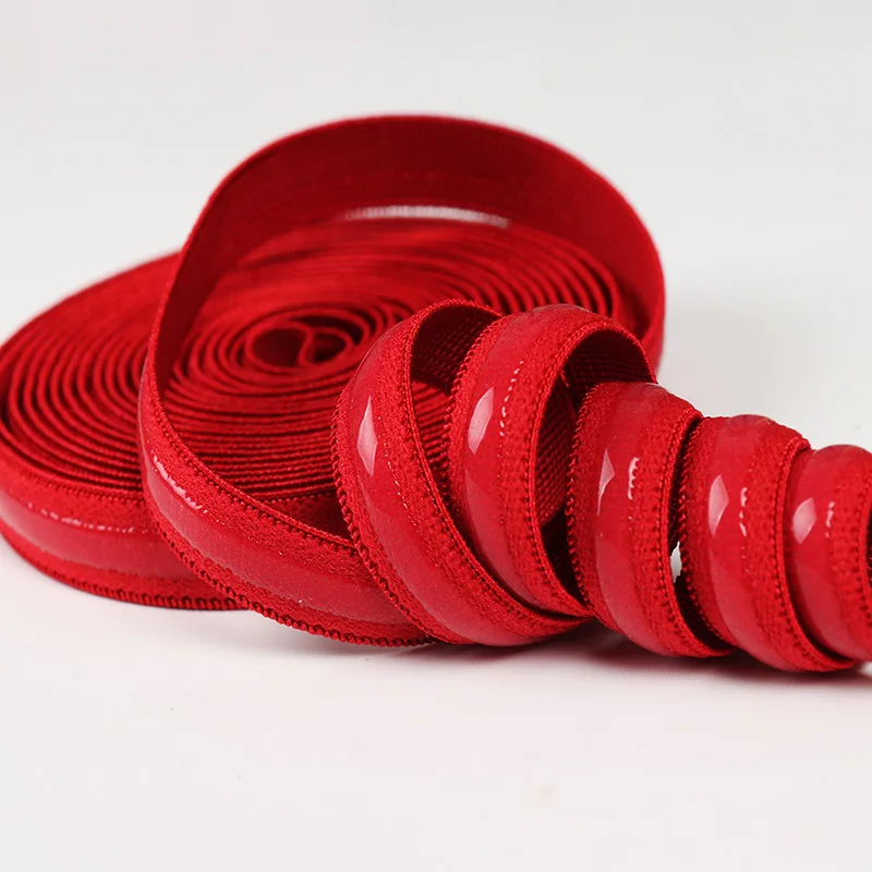 Description Picture 2 of item8/10/12/15/20mm Elastic Band Transparent Silicone Non-slip Underwear Belt Elastic Rubber Stretch Ribbon Clothes Sewing Accessory