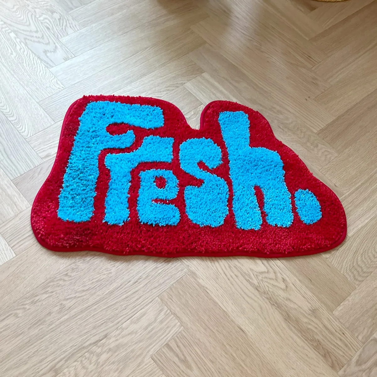 Tufted Flocking Carpet Mathroom Thick Tufted Design Sense Trendy Modern Fashion IG Decorative Cloakroom Living Room Rug Floor Mat