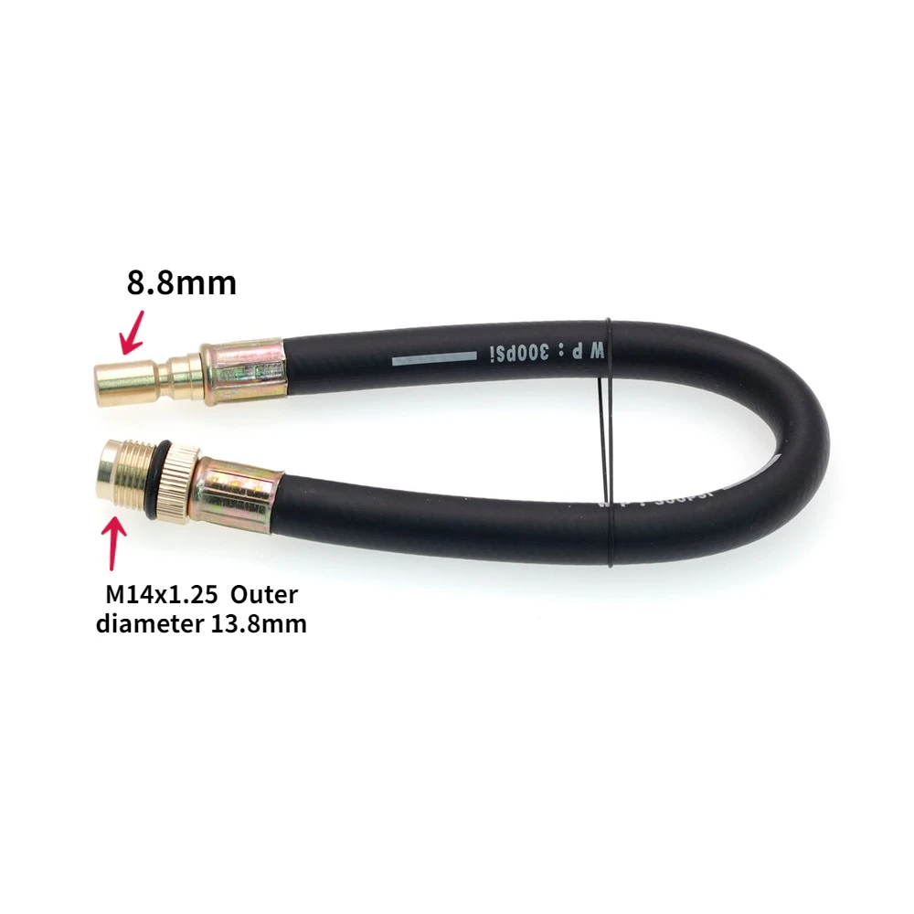 Cylinder Gauge Fitting, Automobile Cylinder Gauge Fitting Cylinder Pressure Gauge Hose Adapter Accessories