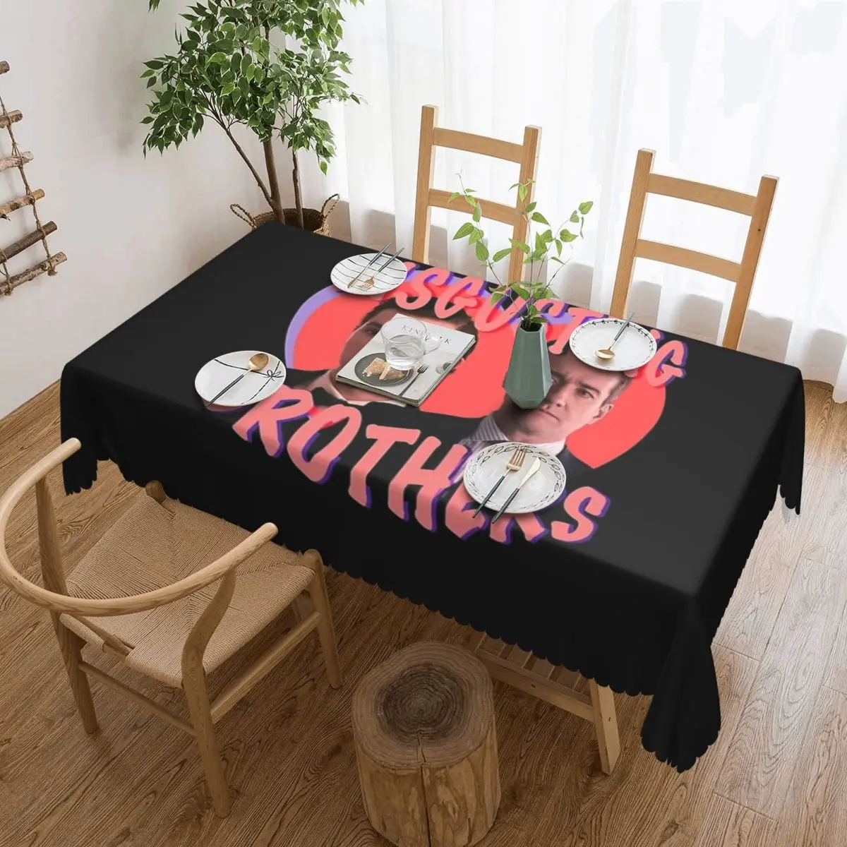 

Tom The Disgusting Brothers Tablecloth 54x72in soft Home Decor Indoor/Outdoor