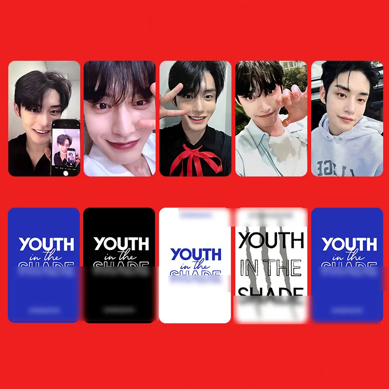 

5pcs/set ZB1 Debut Album Lomo Card YOUTH IN THE SHADE ZHANGHAO RICKY KIM TAILAI GYUVIN Postcard Series GIFT CARD PHOTO CARD Kpop