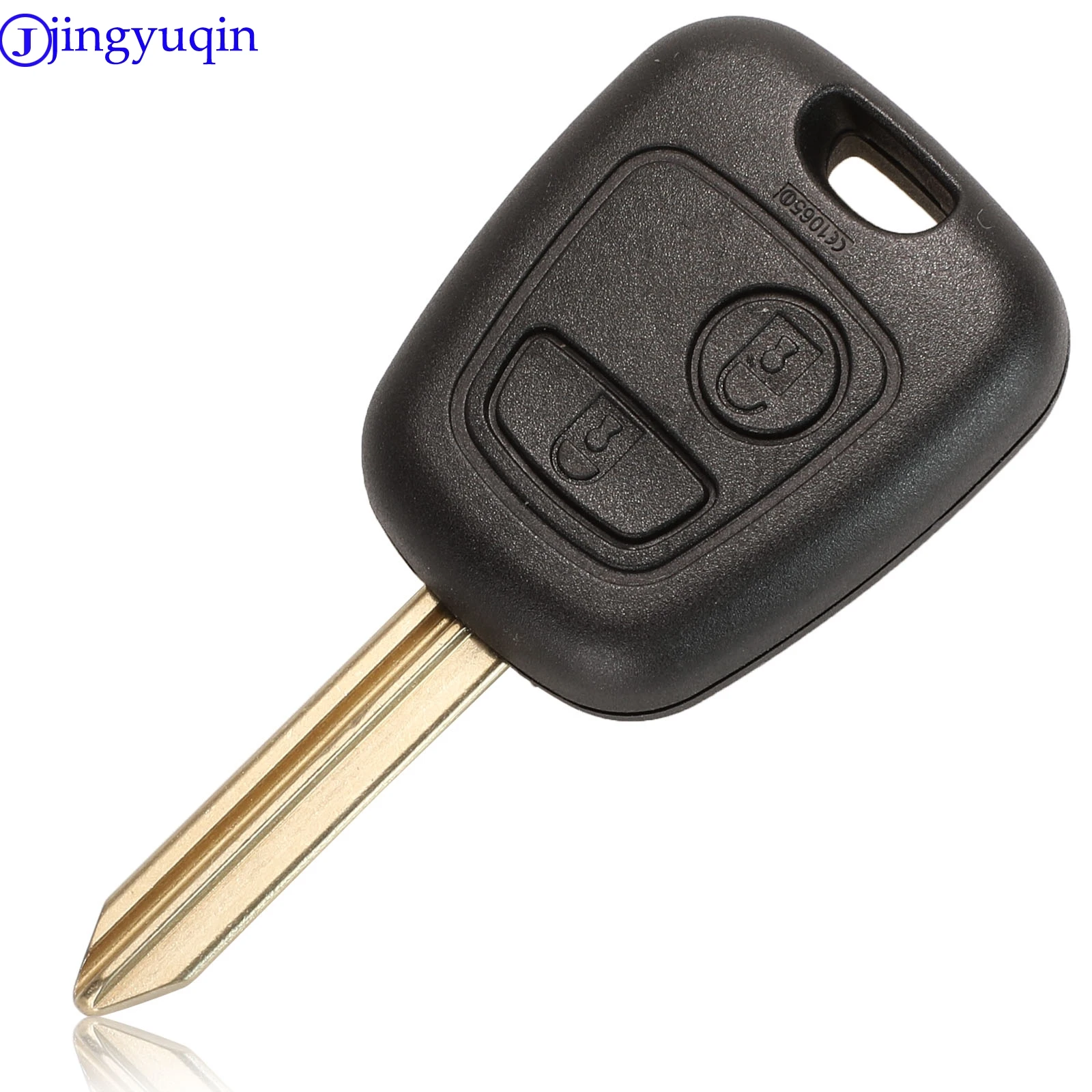 2-Button Remote Car Key Shell Case with SX9 Blade