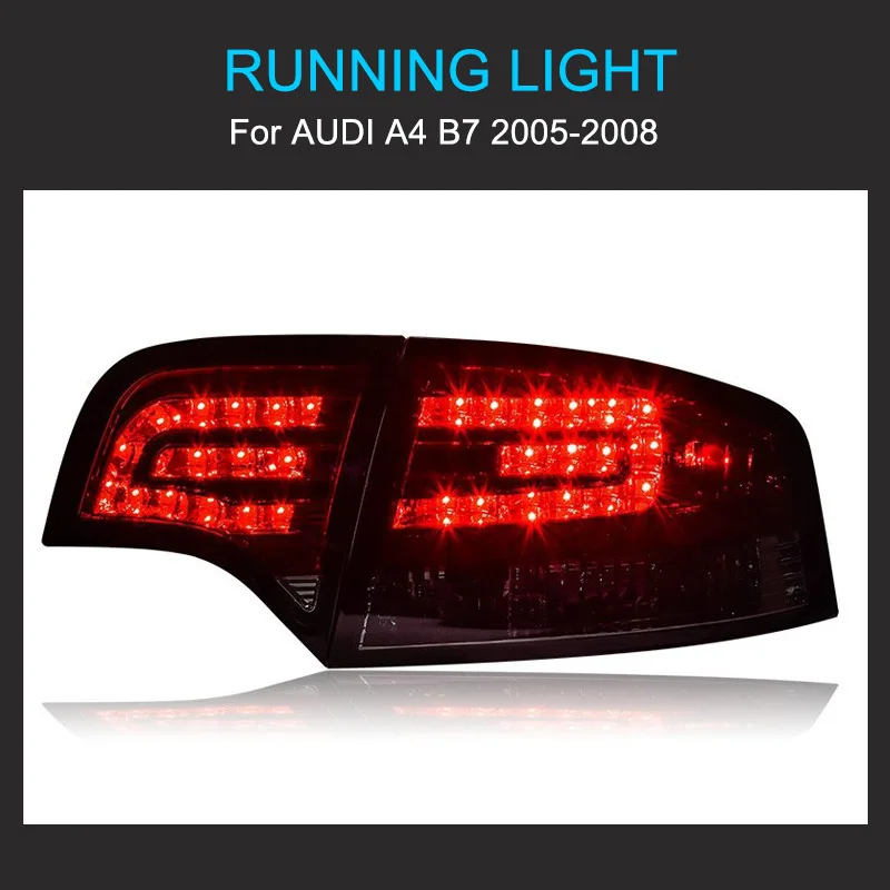 1 Pair Tail Light Assembly for AUDI A4 B7 2005 2006 2007