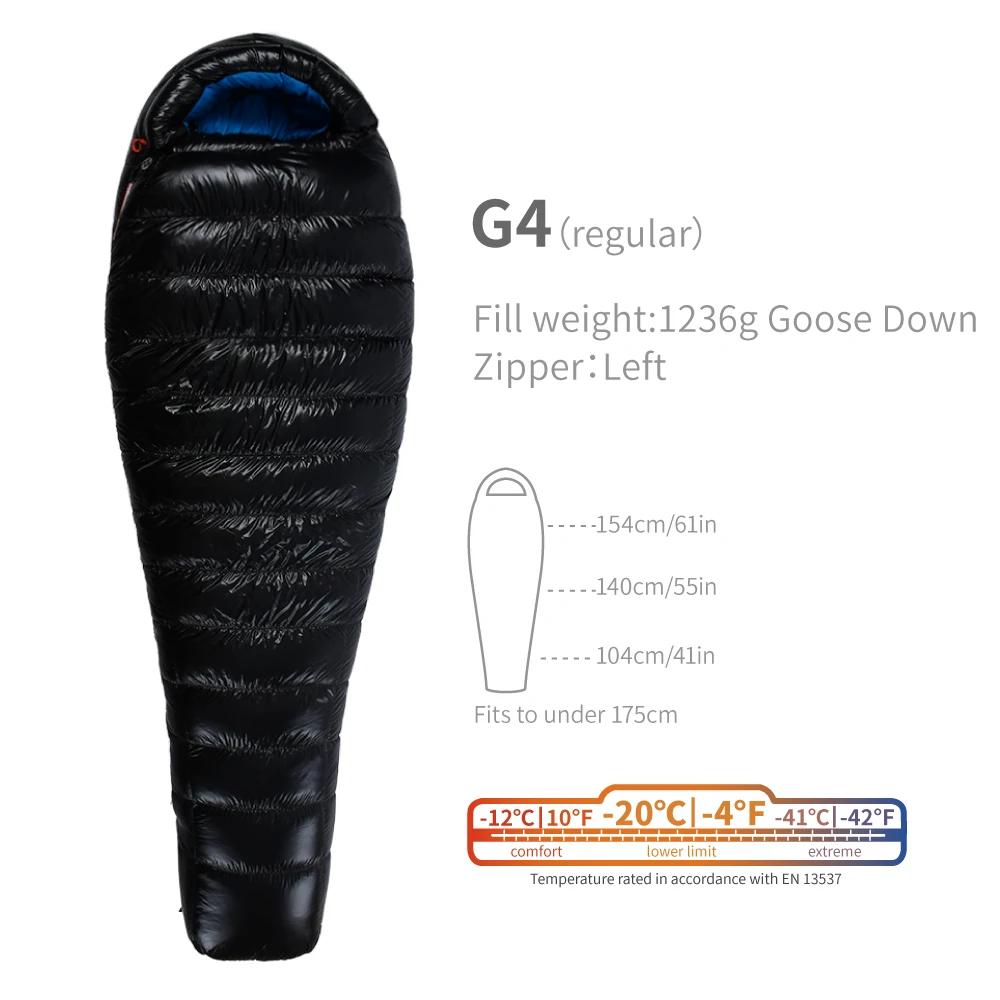 AEGISMAX G1-G5 Series 800FP Goose Down Sleeping Bag