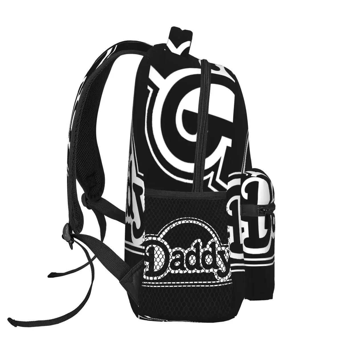 Daddy Logo Casual Backpack Unisex Students Leisure Travel Computer Backpack