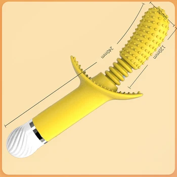 Powerful Vibrator Female Heat Telescopic Clitoris Rechargeable Vibrators for Women Simulator Dildo Masturbate Adult Sexy Toys 6