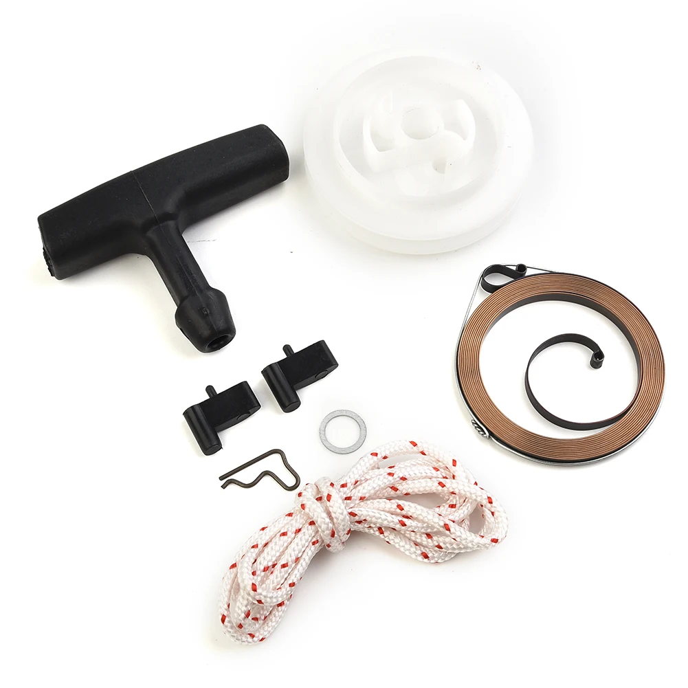 

Replace Your worn out Recoil Rewind Starter Handle Rope Pulley Spring Kit with This Kit for Stihl 034 036 044 046