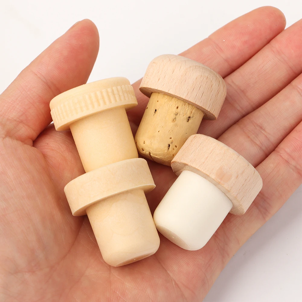 Reusable Silicone Wine Bottle Stopper Champagne Drink Bar Seal Wine Stopper Sealer Plug Bottle Cover Outlet Cap For Kitchen wine stopper,wine stoppers,bottle seals