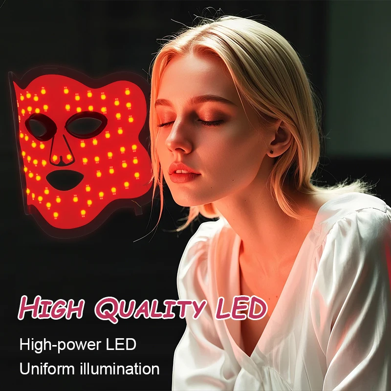 650nm & 850nm Dual Wave Mask Infrared + Red Light Comprehensive Care&zwnj;