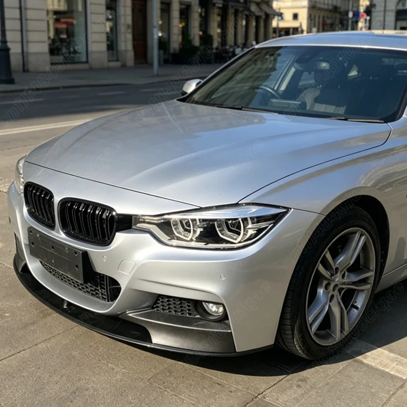 BMW 3 시리즈 F30 F31 M 스포츠 320i 2012 2013 2014 2015 2016 2017 2018 2019 자동차 프론트 범퍼 립 바디 개조 키트