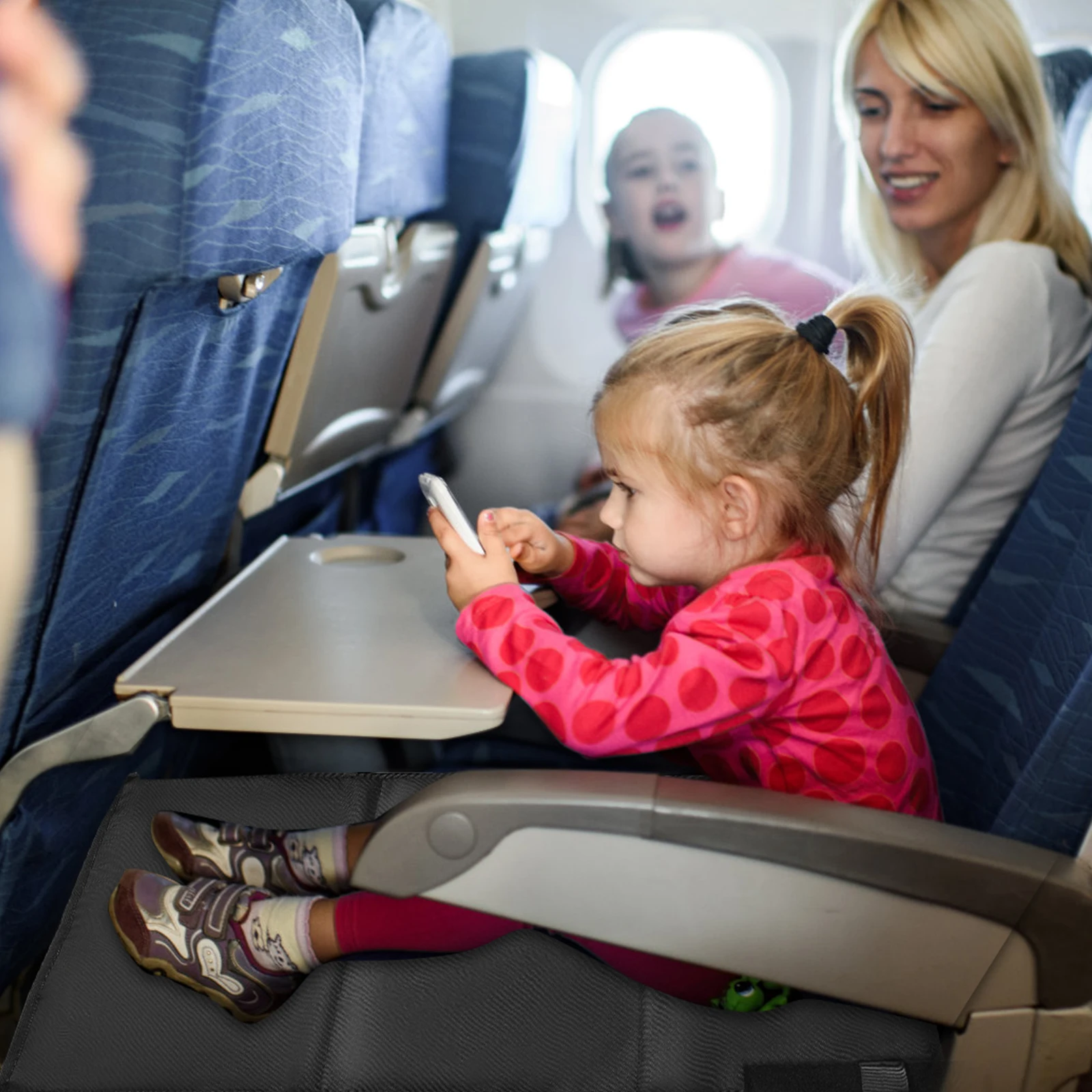 Bambini viaggio aereo letto pedali per bambini letto portatile viaggio poggiapiedi amaca letto per bambini seggiolino per aereo Extender poggiagambe per bambini