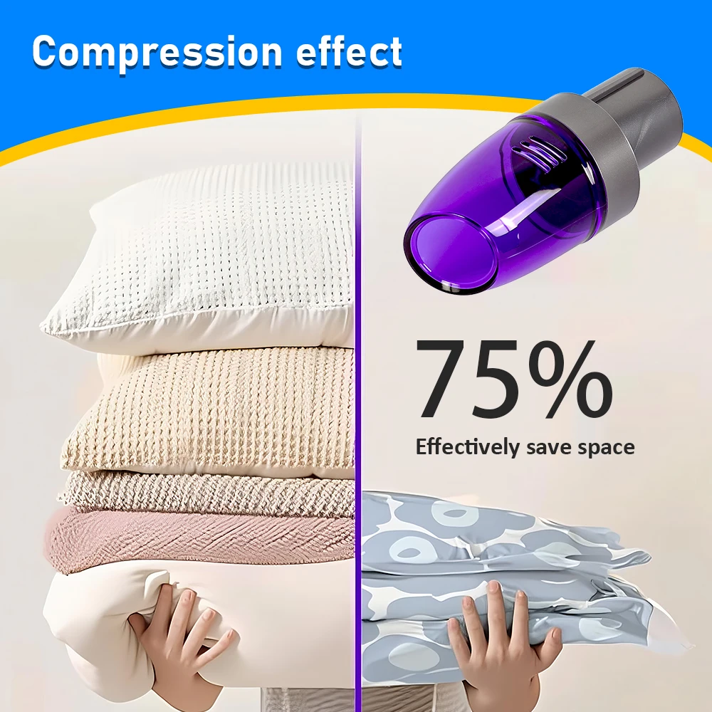 Vakuum Saugkopf Adapter Für Dyson V8 V10 V11 V15 G5 /V10slim V12slim Staubsauger Hause Kompression Lagerung Tasche düse Pumpe – Detail 4