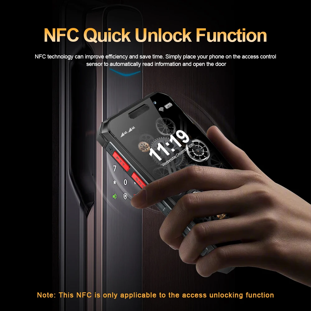 SERVO KING7000 Waterproof Mini Smartphone 4G LTE Android11.0 Dual SIM Standby Walkie-Talkie OTG 3.5"Small Smart Phone NFC Unlock