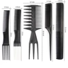 Barber Hairdressing Combs Multifunction Hair Detangler Comb Anti-static Haircare Hairstyling Tool Set Stylist Accessories 6