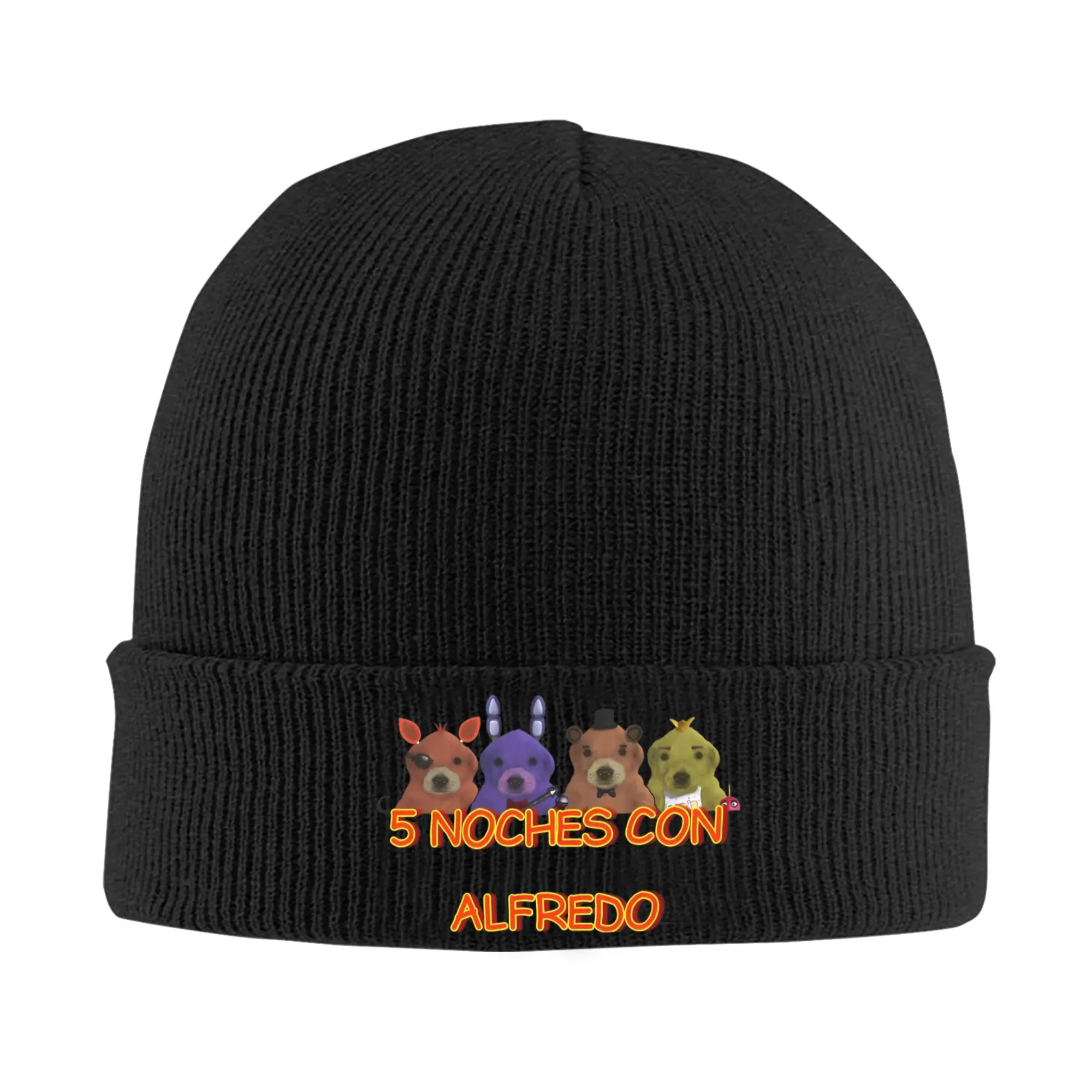 FNAF Freddy's Unisex Winter Knit Beanie - Warm Fashion Cap
