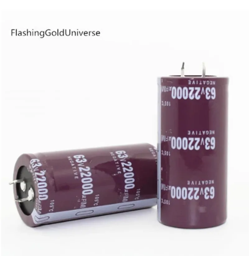 12PCS-2PCS 63V22000UF 22000UF 63V High frequency long life Electrolytic Capacitors volume: 35X50MM 35X60MM electrolytic capacitor