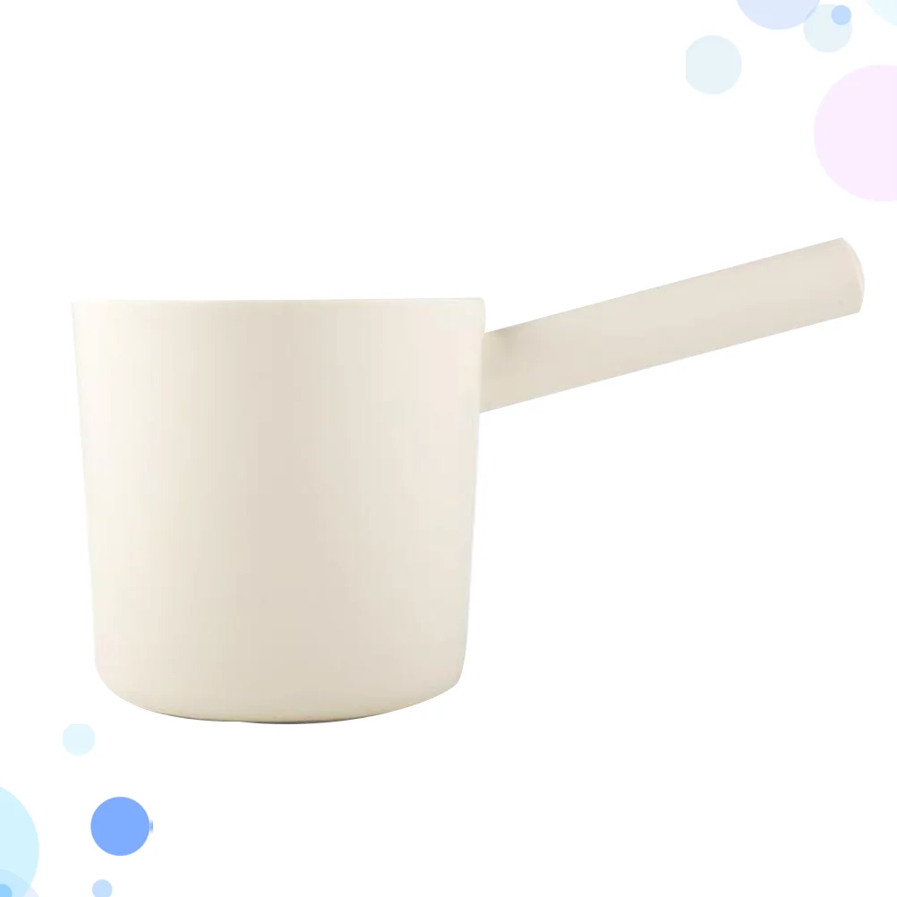 

Water Ladle Bath Ladle Water Dipper Shampoo Ladle Cup for Kitchen Water Bathroom Garden Tea White