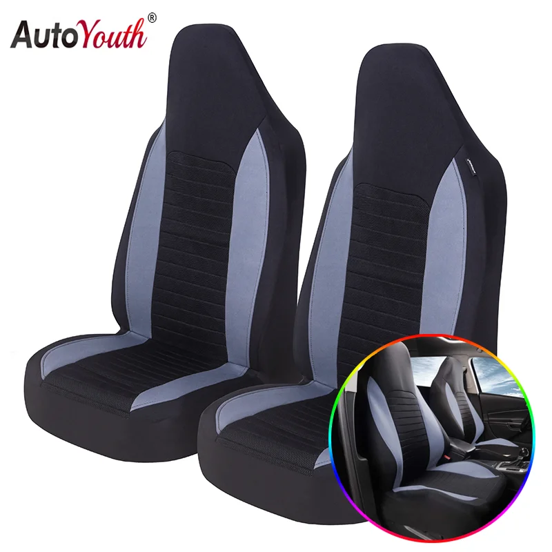 Coprisedili Per Auto Semplice Doppia Coppia Anteriore Benna Universale Protezioni Per Sedili Auto Per Smart 450 Per C1 Citroello N Per Toyota Aygo 200