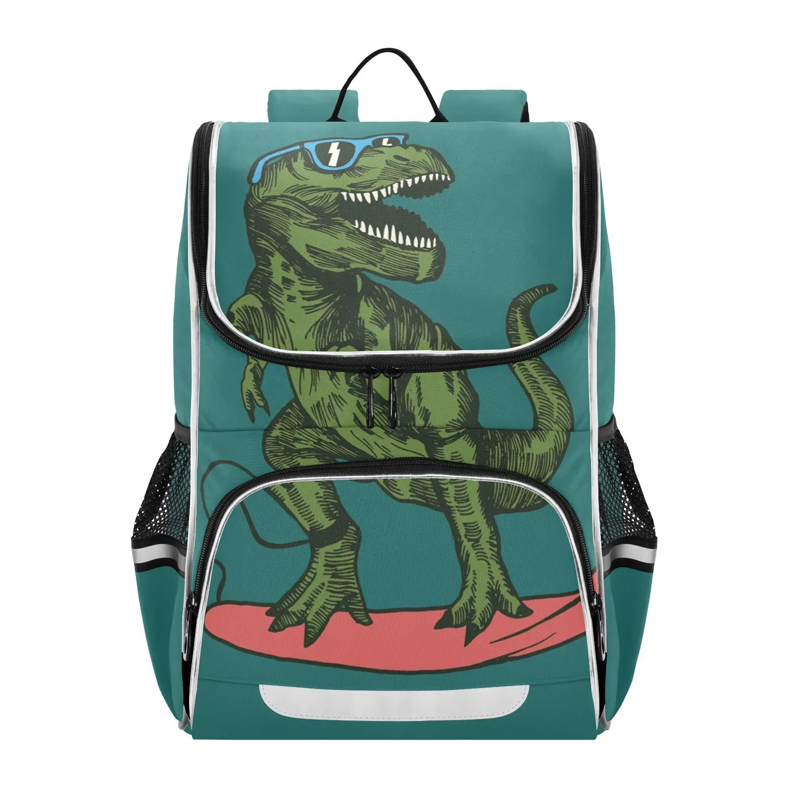 New Schoolbag Children Backpack Boys Girls Primary Rainbow Cartoon Dinosaur Design Book Bag Multi Pockets Japanese Backpacks 1