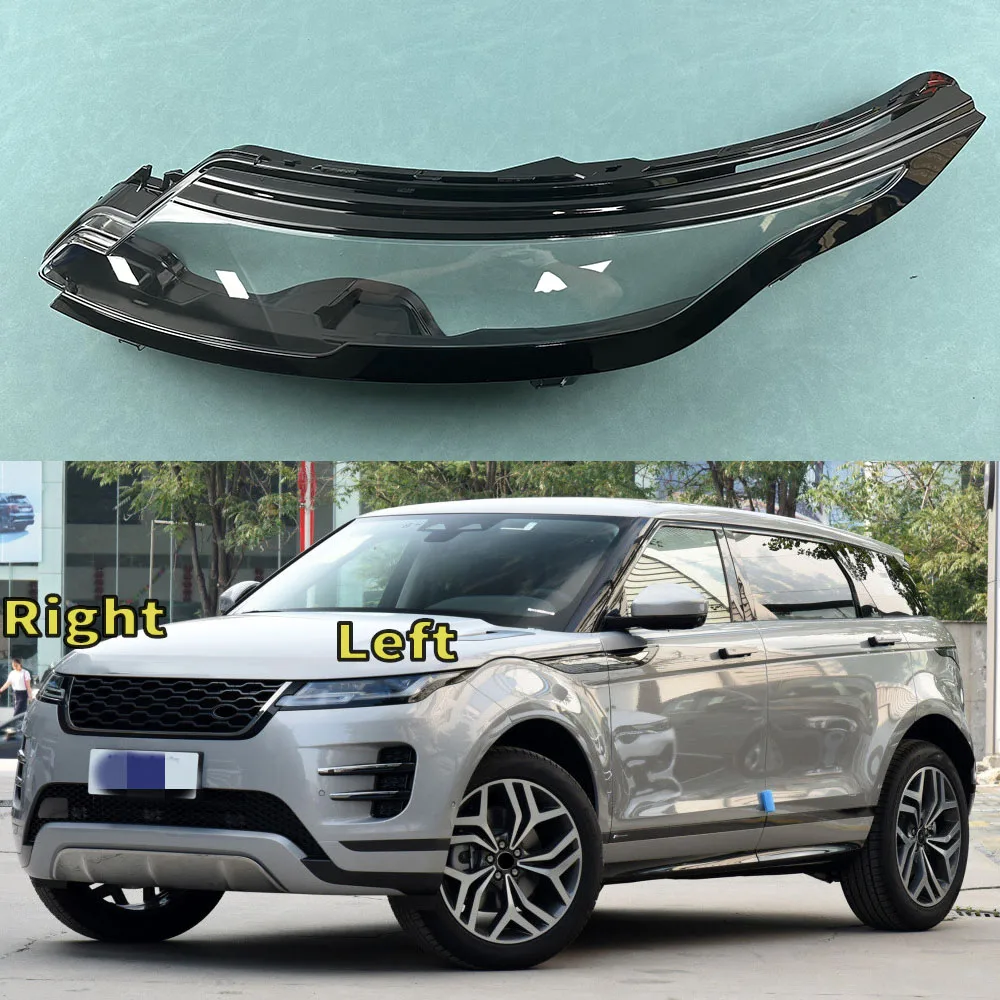 For Land Rover Range Rover Evoque 2020 2021 2022 Headlight Cover Headlamp Shell Headhights Lens Lampshade Transparent Plexiglass